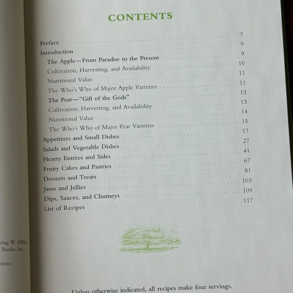 Apples And Pears: Favorite Recipes Hardcover Cookbook by Rose Marie Donhauser